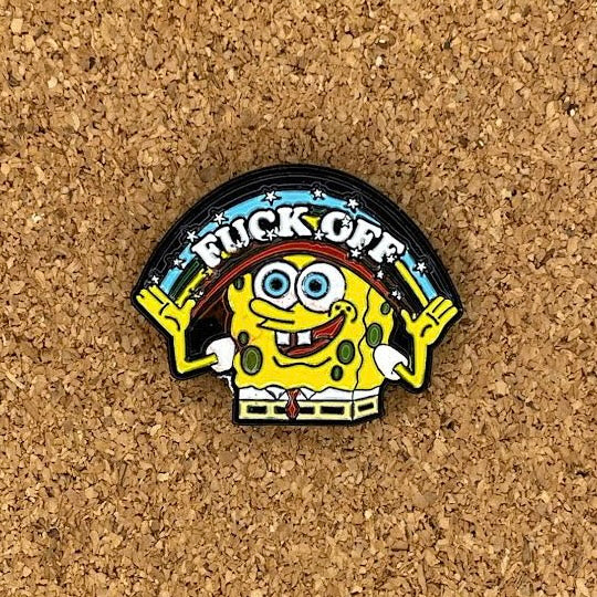 Enamel Pin - SpongeBob ‘F*** *ff’