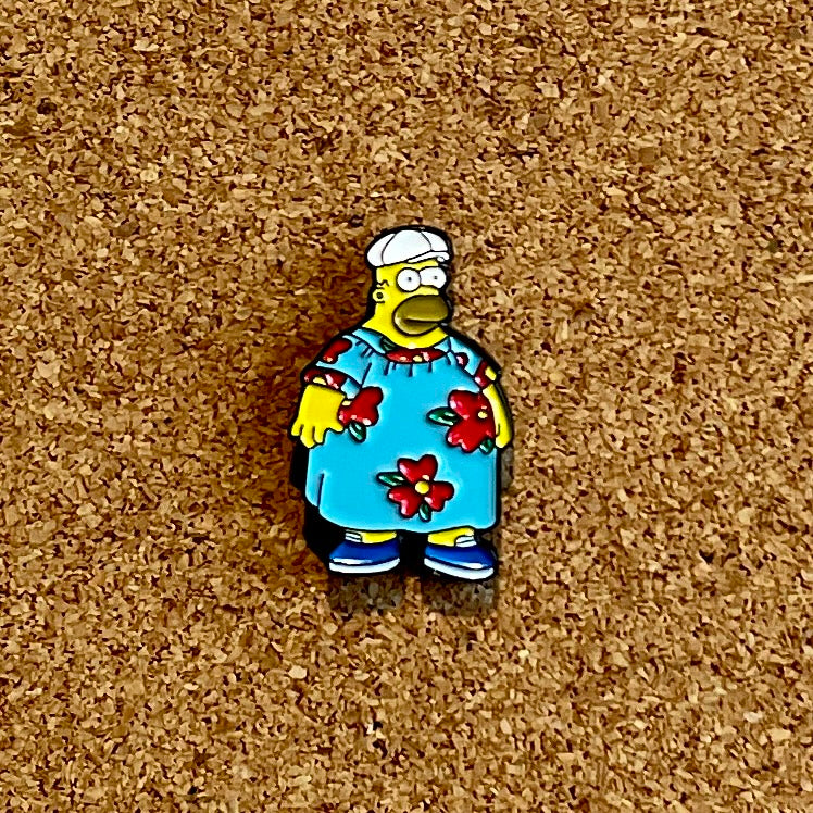 Enamel Pin - Homer in his moo moo