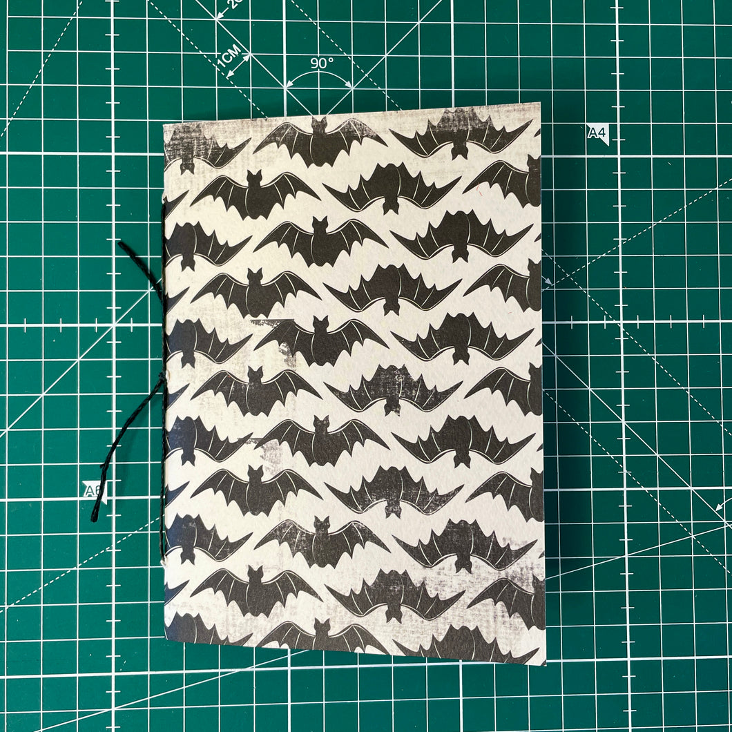 A6 Stitched notebook - Bats