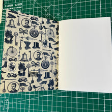 Load image into Gallery viewer, A6 Stitched notebook - Green Dainty Floral
