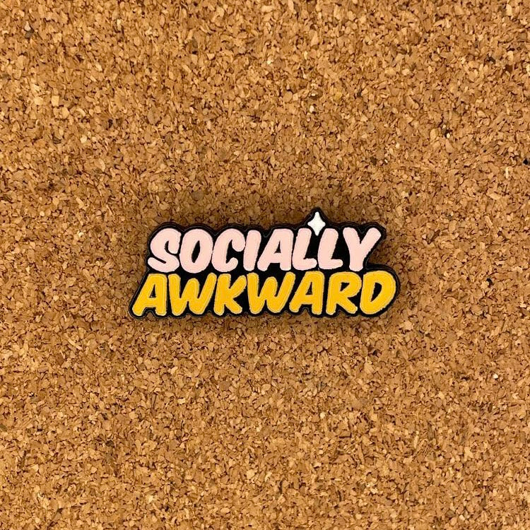 Enamel Pin - Socially Awkward