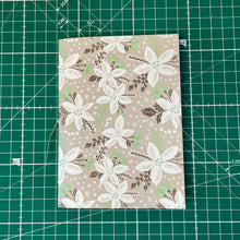 Load image into Gallery viewer, A6 Stitched notebook - Floral A
